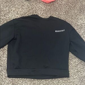 Essentials Black Sweater